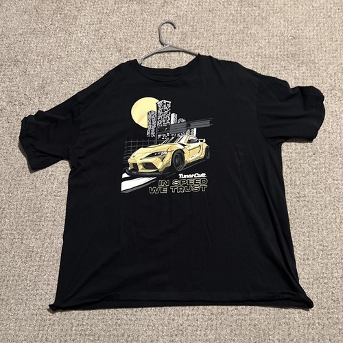 Tuner Cult Black T-Shirt Men's Size XXL