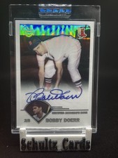2003 Topps Retired Signatures RARE REFRACTOR /25 AUTO Bobby Doerr Red Sox HOF SP