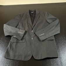 Kenneth Cole Reaction Blazer Mens Medium Gray Two Button Professional