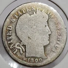1899 S - Liberty Head "Barber" Silver Dime 10¢ - VG - Very Good - FREE SHIPPING!