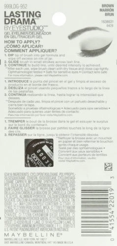  MAYBELLINE New York Eye Studio Lasting Drama Gel Eyeliner, Wa Health and Beauty - Image 3 of 4