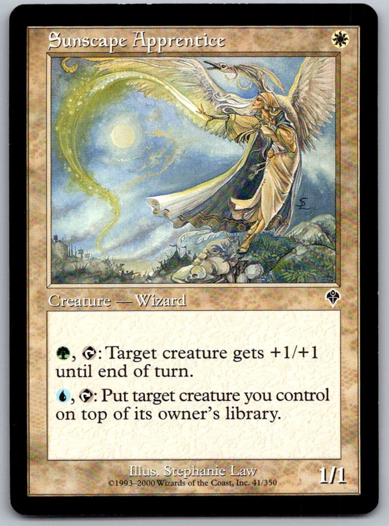 Sunscape Apprentice 41 Common Invasion Magic: The Gathering Lightly Played