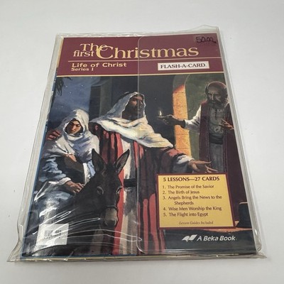 A Beka Book Life of Christ The First Christmas Series 1 Flash a Card Complete