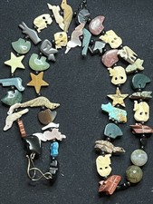 FETISH, Carved Animals-stars, Fish, Turtles, Birds.. Gemstones..