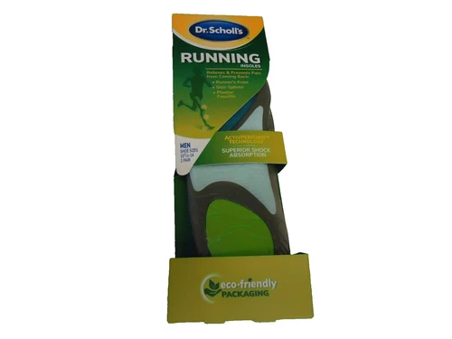 DR. SCHOLL'S MEN RUNNING INSOLES FOR 10 1/2" - 14" (d)