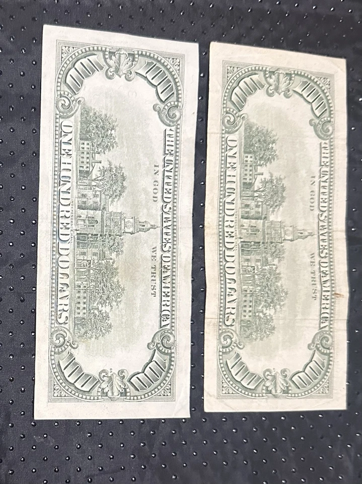 Billetes de 100$2 originales serie 1985  Foto 2 de 4