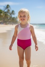 Lands' End Girls' UPF 50 Stretch Crisscross Back One Piece Swimsuit