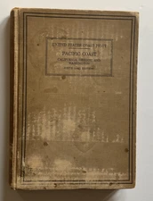 1942 United States Coast Pilot Pacific Coast CA OR WA 6th. HC navigation guide