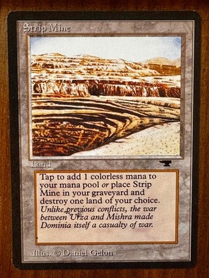 Strip Mine (Uneven Horizon) [Antiquities] Magic the Gathering LP