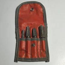 BLUE-POINT VWB400 4 Pc Carbide Burr Cutter Set with Kit Bag USA Complete Clean