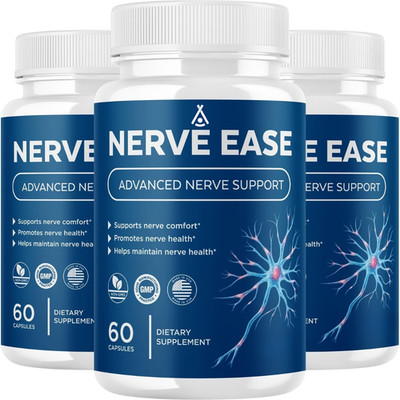 (3 Pack) Nerve Ease Capsules - Official NerveEase Supplement, Premium Formula