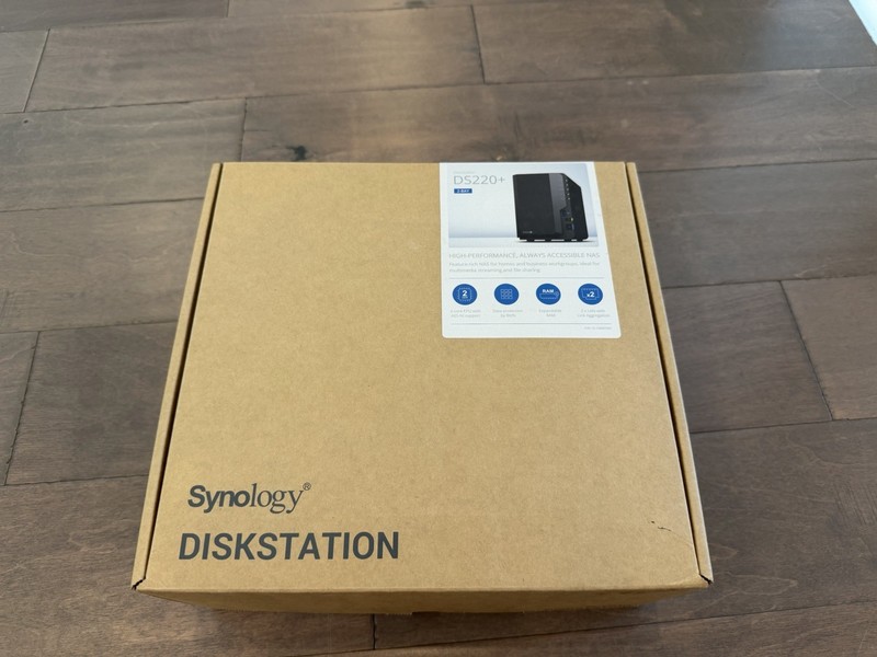 Synology DiskStation DS220+ 2-Bay NAS w/ 2x Seagate IronWolf 4TB HDD 8TB