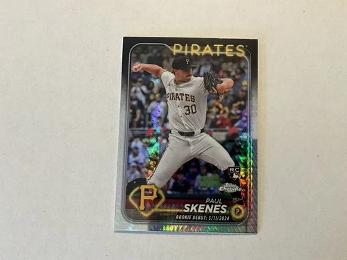 2024 Topps Chrome Update Series -Rookie Debut Paul Skenes #USC27 Prism Refractor