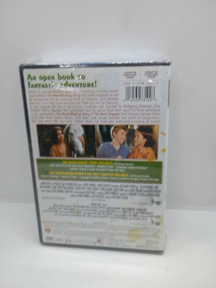 The NeverEnding Story 1 & 2 double feature DVD  - Image 3 of 3