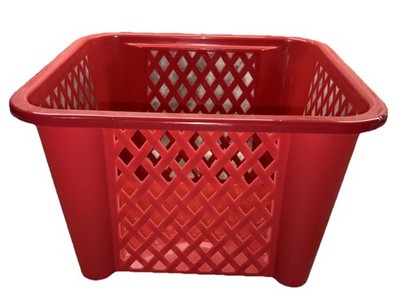 Storage Essentials Red Container/Basket 8.25Hx12.5Lx11.5W -BRAND NEW-SHIP 24 HRS