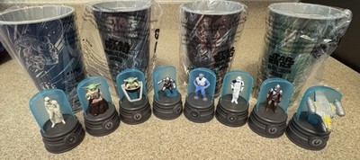 2026 Burger King STAR WARS The MANDALORIAN And GROGU 4 Cups and 8 toys. SEALED