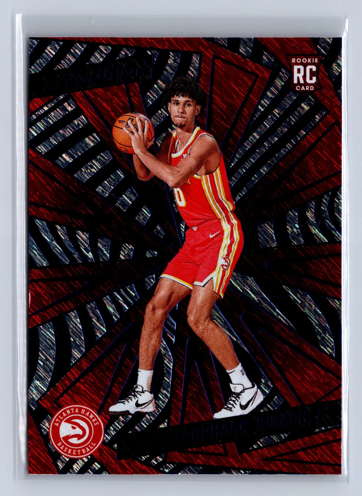 2024 Panini Revolution Basketball Zaccharie Risacher Blue Storm #104