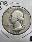 1938-S Fine Washington Quarter Actual Coin Great Addition To Your Collection