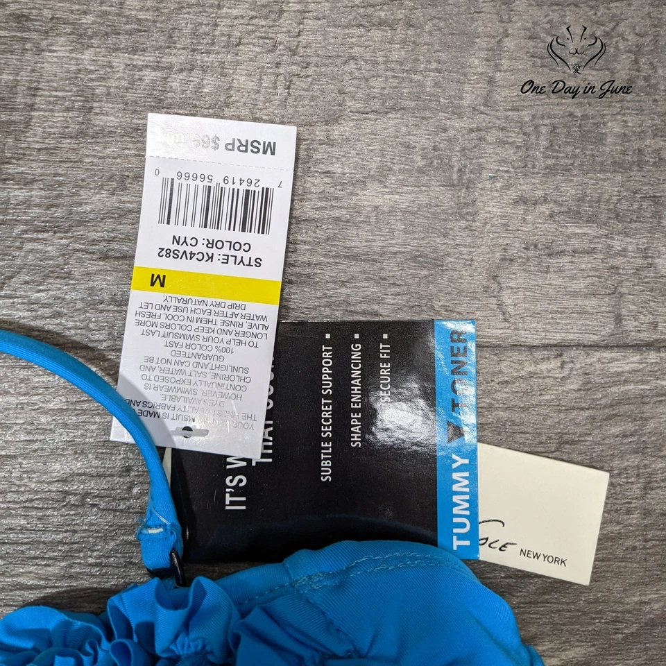 Traje de baño Tankini Kenneth Cole Tummy Toner talla M Foto 2 de 3