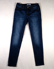 KanCan Women's Blue Jeans Skinny 9 /28 Dark Wash Mid rise