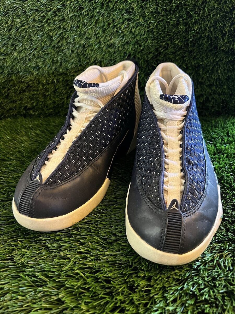 VNTG🔥 Sz 10 - Nike Air Jordan XV Obsidian Blue OG Shoes VNTG🔥 Sz 10 - Nike Air Jordan XV Obsidian Blue OG Shoes