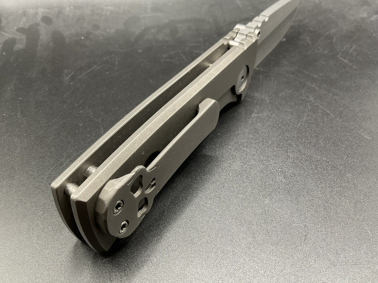 Chaves Knives American Made 228 V1 Titanium Hand Ground S35VN eBay