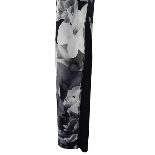 Old Navy Girls Black White Floral Go-Dry Mid Rise Elevate Leggings XXL(16) NWT - Picture 5 of 5
