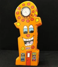 James Rizzi Ceramic Table Clock "A Great Time in My City" with Box - Unused