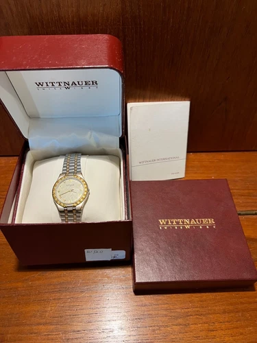 Menβs Watch Wittnauer Swiss Made Two Tone - Stainless & Gold Classic Styling