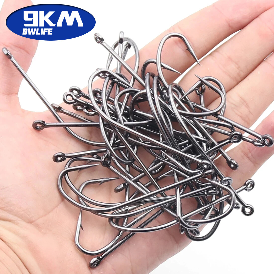 difference in fishing hooks 150PCS Circle Hooks, Strong High Carbon Steel Fresh and Saltwater Hooks, Variety of Different Sizes Circle Hook live bait hooks Colour:Pearl Chartreuse Head XS425 BN5X - Saltwater