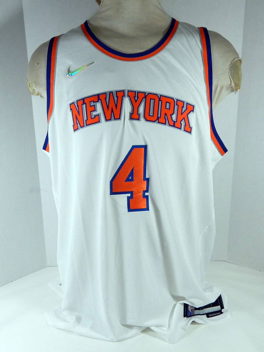 Men's #4 Derrick Rose New York Knicks Jersey 75th Anniversary