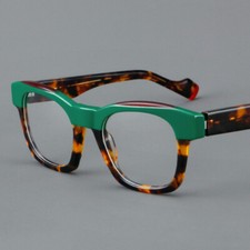 Multi-Color Retro Acetate Full Rim Eyeglass frames Colorful Glasses Eyewear