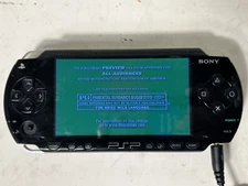 Sony PSP-1001 Black Tested Working No Charger  Bad Battery READ FULL DESCRIPTION