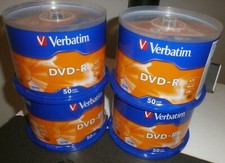 50 DVD R Verbatim 16x 4.7 gb vergini vuoti original sealed new originali nuovo 