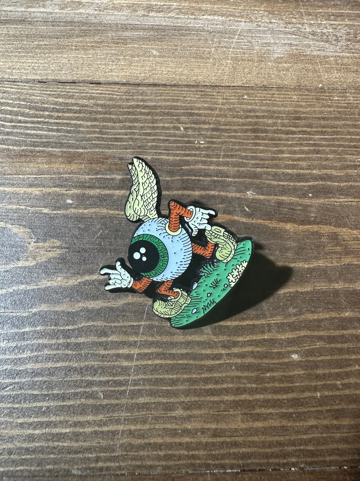 David Welker “The Traveling Eye” 3D Enamel Pin VARIANT Edition Of Only 25