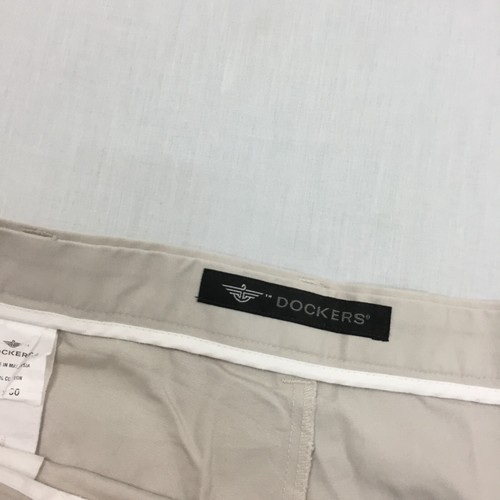 Dockers Chino Trousers Cotton Pants Straight Fit Mens Size 42W 30L Beige - Picture 5 of 11