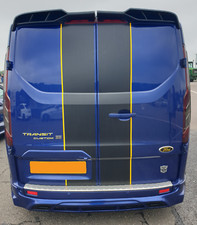FORD TRANSIT CUSTOM SPORT ONLY REAR DOOR KIT DECAL STRIPES STICKERS RACING