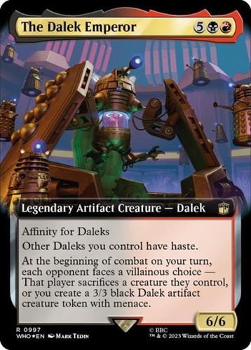 The Dalek Emperor 120 NM Doctor Who MTG M | eBay