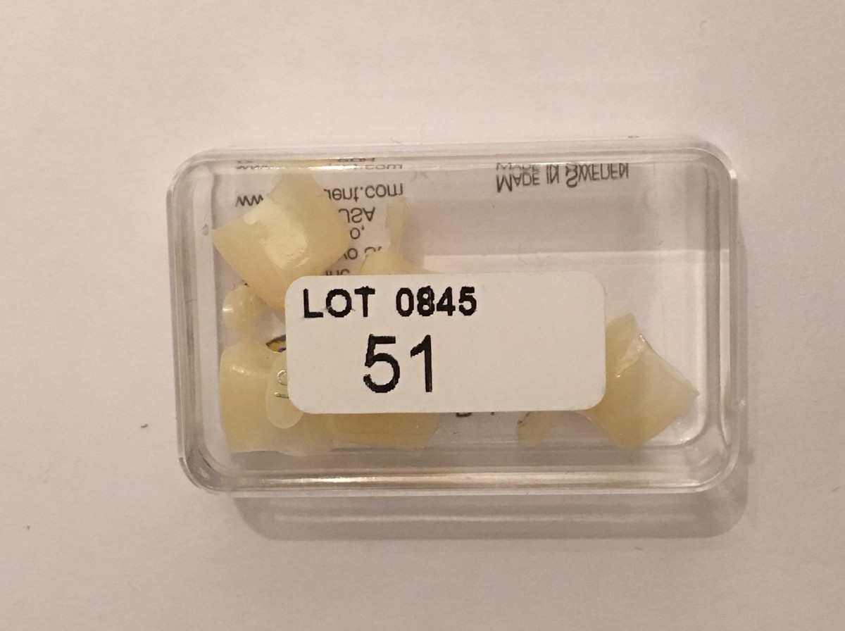 Dental Temporary Crowns - Polycarbonate, Size #51, 5-Pack (Comparable To Directa)