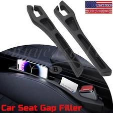 2PCS Car Seat Gap Filler Organizer with Phone Holder,[Upgrade Version] Car Seat