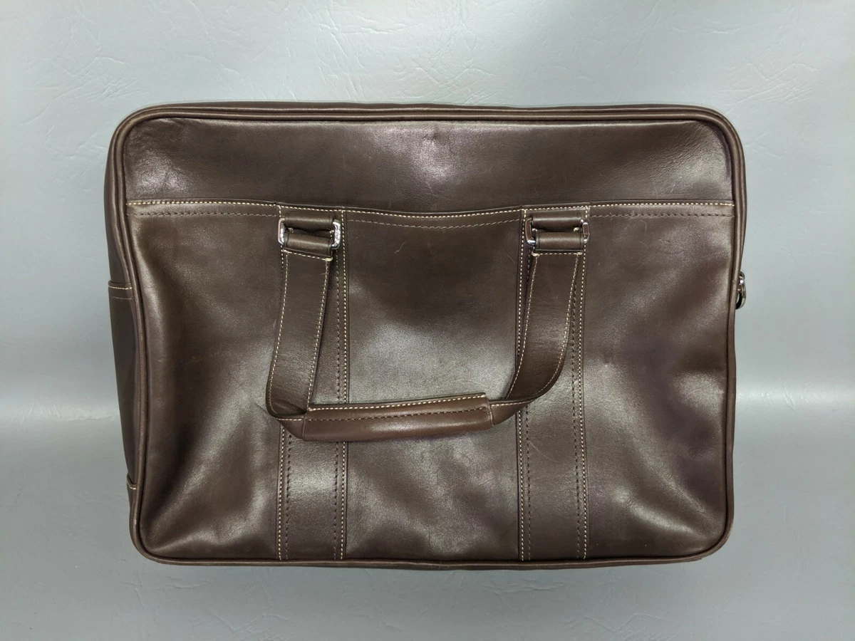 Aggregate 147+ coach laptop bag brown best esthdonghoadian