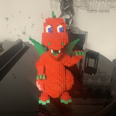 Lego 3724 SCULPTURES DRAGON moc type UK