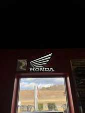 New Slim LED Neon Honda Wing Sign
