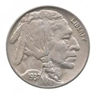 1937 D Indian Head Buffalo Nickel 3 Leg Legged