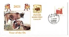 2021 Year of the Ox Bourke Street China Town pmk FDC