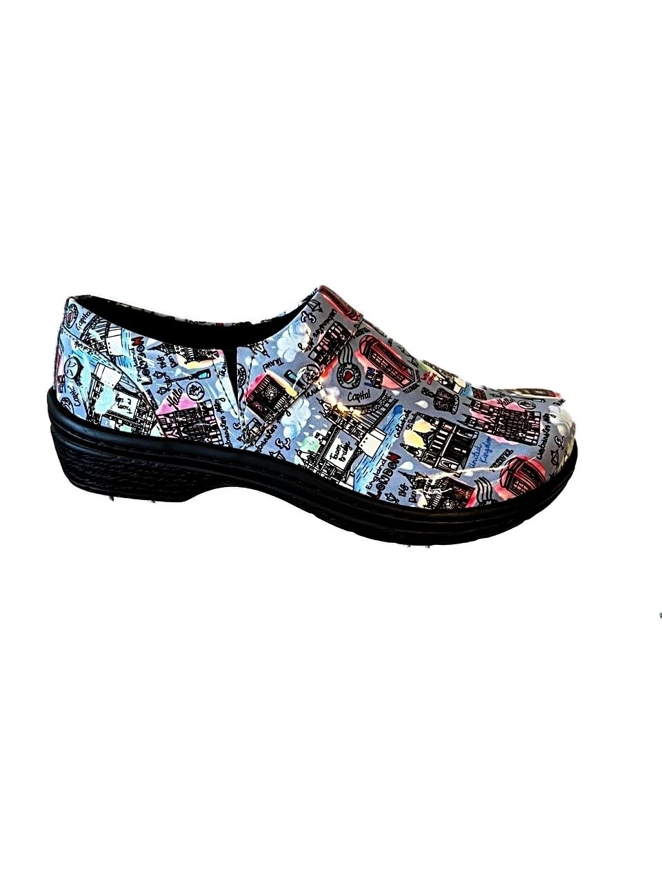 Klogs Missy Women's 8 W London Calling Patent Leather Clog Display Model Shoes