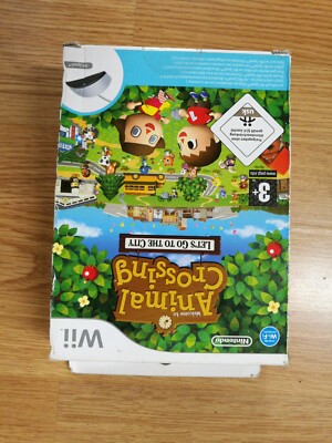 Animal Crossing Lets Go To The City + Wii Speak Nintendo WII Videospiel UKRelease