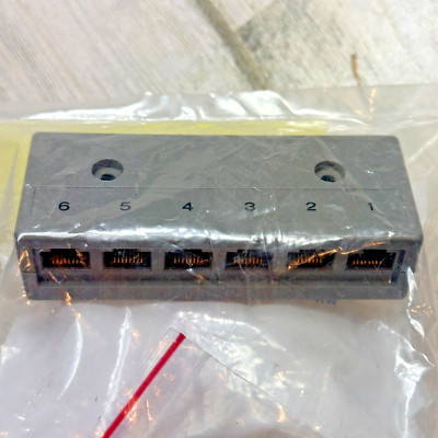 L-COM TDS1881S 6 Way Bridging Adapter, RJ45 (8x8)