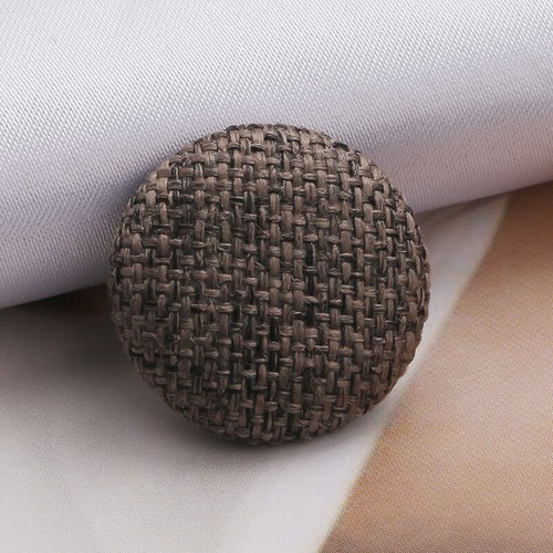 10Pcs 15-30mm Satin Fabric Covered Metal Shank Buttons For Gowns Blouses Coat - Picture 19 of 90