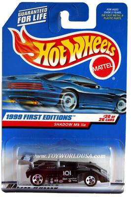 1999 Hot Wheels #925 First Editions #20 Shadow Mk IIa